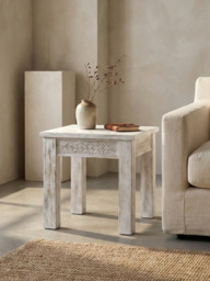Cian Wooden Side Table - thumbnail 1