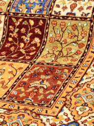 Mavik Hand-Knotted Wool & Bamboo Silk Rug - Multi - thumbnail 4
