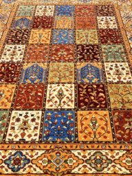 Mavik Hand-Knotted Wool & Bamboo Silk Rug - Multi - thumbnail 3