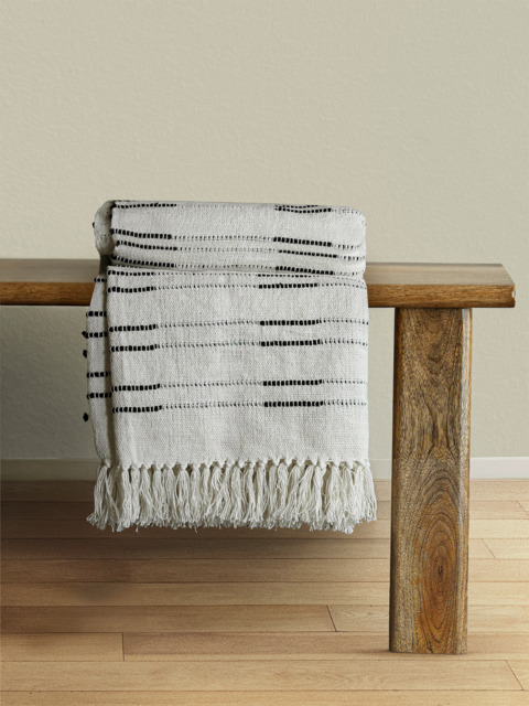 Remi Striped Cotton Throw - image 1