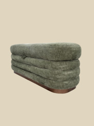 Khalia Green Storage Ottoman - thumbnail 4