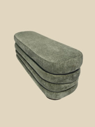 Khalia Green Storage Ottoman - thumbnail 5