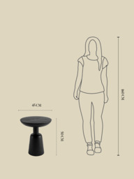 Nysa Wooden Side Table - thumbnail 6