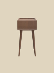 Kael Two Drawer Console Table - Walnut - thumbnail 4