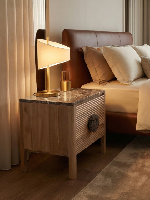 Silvan Two Drawer Bedside Table - image 1