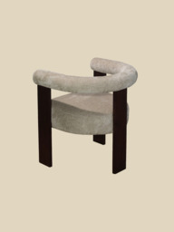 Marlowe Ivory Upholstered Dining Chair - thumbnail 6