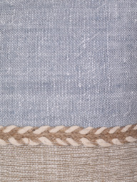 Kenil Blue Hand-woven Cushion - thumbnail 5