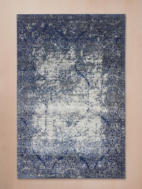 Rylen Hand-knotted Wool & Bamboo Silk Rug - 170x240 cm