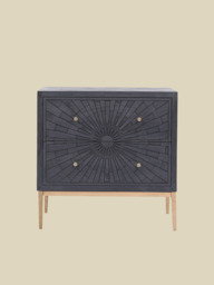 Amara Two Drawer Wooden Chest - thumbnail 3