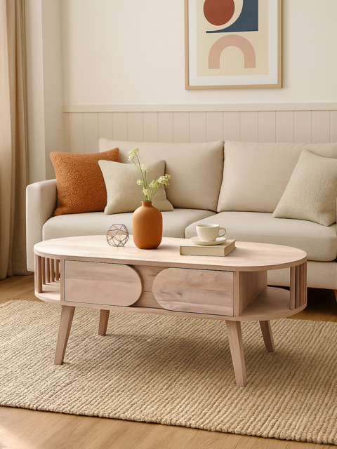 Sierra One Drawer Wooden Coffee Table - image 1