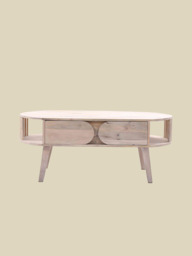 Sierra One Drawer Wooden Coffee Table - thumbnail 2