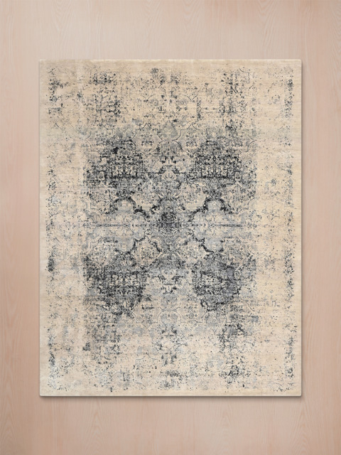 Branor Hand-knotted Wool & Bamboo Silk Rug - image 1