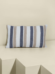 Monochrome Magic Hand-woven Cushion - thumbnail 2