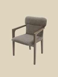 Alder Grey Upholstered Dining Chair - thumbnail 4