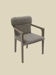 Alder Grey Upholstered Dining Chair - thumbnail 3