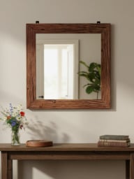 Calder Reclaimed Wood Mirror - thumbnail 1
