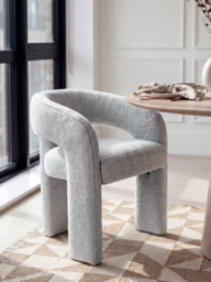 Hawthorn Ivory Upholstered Dining Chair - thumbnail 1