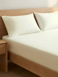Niel Organic Cotton Fitted Sheet Set - thumbnail 2