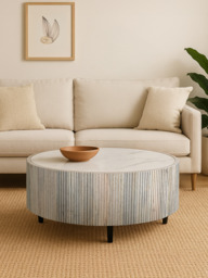 Sarah Marble Top Coffee Table - thumbnail 1