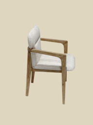 Alder Cream Upholstered Dining Chair - thumbnail 6