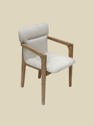 Alder Cream Upholstered Dining Chair - thumbnail 3