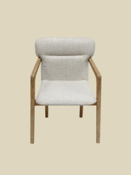 Alder Cream Upholstered Dining Chair - thumbnail 2