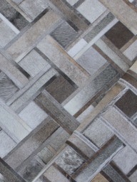 Rayan Hide & Wool Rug - thumbnail 5