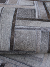 Rayan Hide & Wool Rug - thumbnail 4