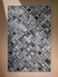 Rayan Hide & Wool Rug - thumbnail 3
