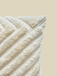 Avery Cream Cotton Cushion - thumbnail 5