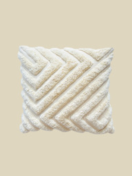 Avery Cream Cotton Cushion - thumbnail 2