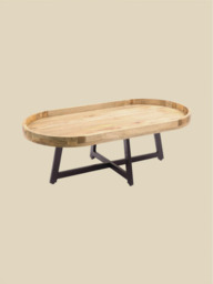 Sumin Mango Wood Coffee Table - thumbnail 3