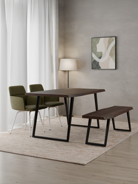 Redmond Acacia Wood Dining Table - image 1