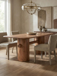 Calder Mango Wood Dining Table - thumbnail 1
