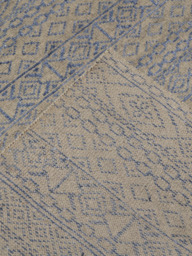 Liwan Hand-knotted Wool & Silk Abstract Rug - Beige - thumbnail 6