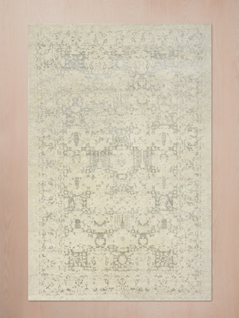 Mohini Wool & Bamboo Silk Hand-Knotted Rug - Beige - 170x240 cm