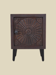 Zina Wooden Bedside Table - thumbnail 2