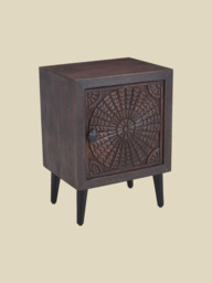 Zina Wooden Bedside Table - thumbnail 4