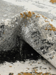 Ardell Hand-Knotted Wool & Bamboo Silk Rug - Grey - thumbnail 5