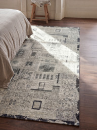 Zand Wool & Bamboo Silk Hand-Knotted Rug - Off-White