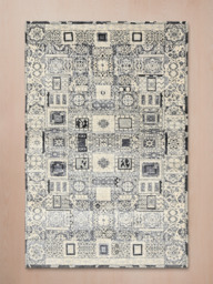 Zand Wool & Bamboo Silk Hand-Knotted Rug - Off-White - thumbnail 2