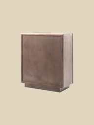 Harmony Mango Wood Three Drawer Chest - Grey - thumbnail 4