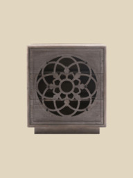 Harmony Mango Wood Three Drawer Chest - Grey - thumbnail 2