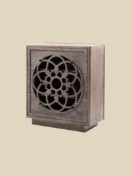 Harmony Mango Wood Three Drawer Chest - Grey - thumbnail 5