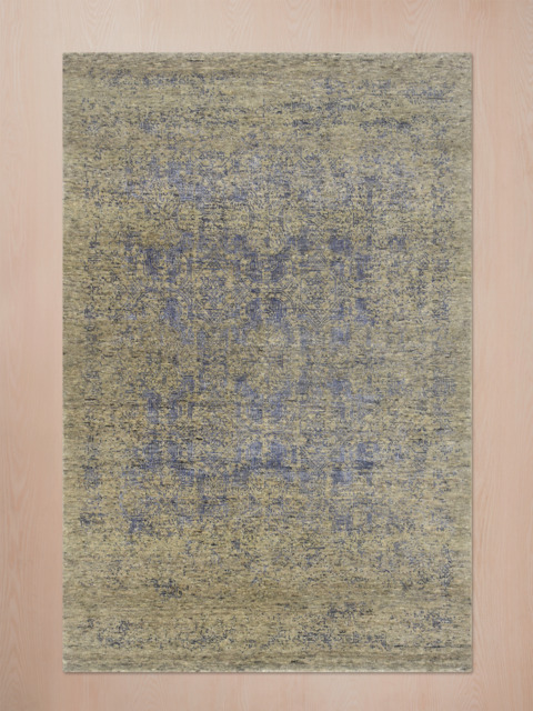 Corven Hand-knotted Wool & Bamboo Silk Rug - 120x180 cm