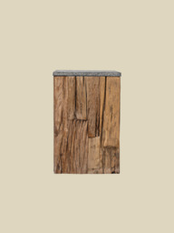 Hart Reclaimed Wood Side Table - thumbnail 3