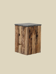 Hart Reclaimed Wood Side Table - thumbnail 2
