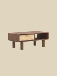 Aurea Burl Coffee Table - Walnut - thumbnail 3