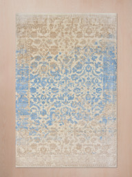 Parin Wool & Bamboo Silk Hand-Knotted Rug - Beige - 400x600 cm
