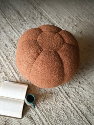 Linden Rust Pouffe - thumbnail 2